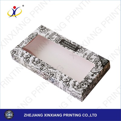 C101-2016新产品定制盒浪漫的指甲油化妆品套装盒PVC透明窗口的包装盒